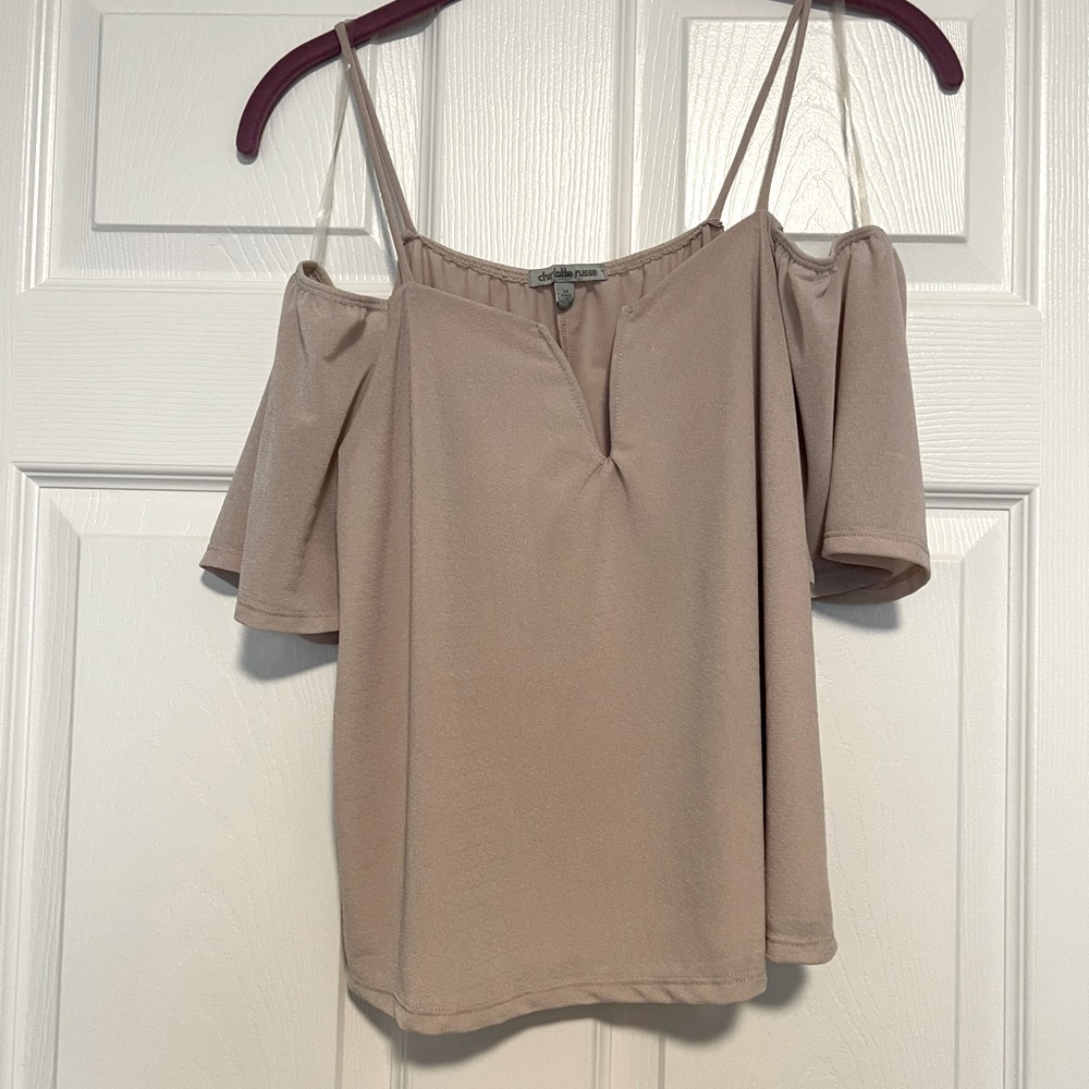 Charlotte Russe night out off the shoulder top